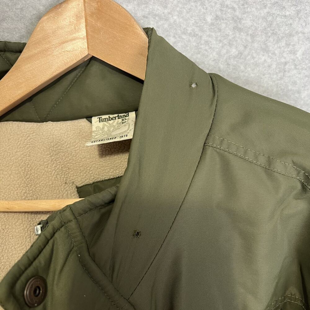 Timberland Jacket Coat‎ Womens Size XL Green READ - Picture 11 of 11